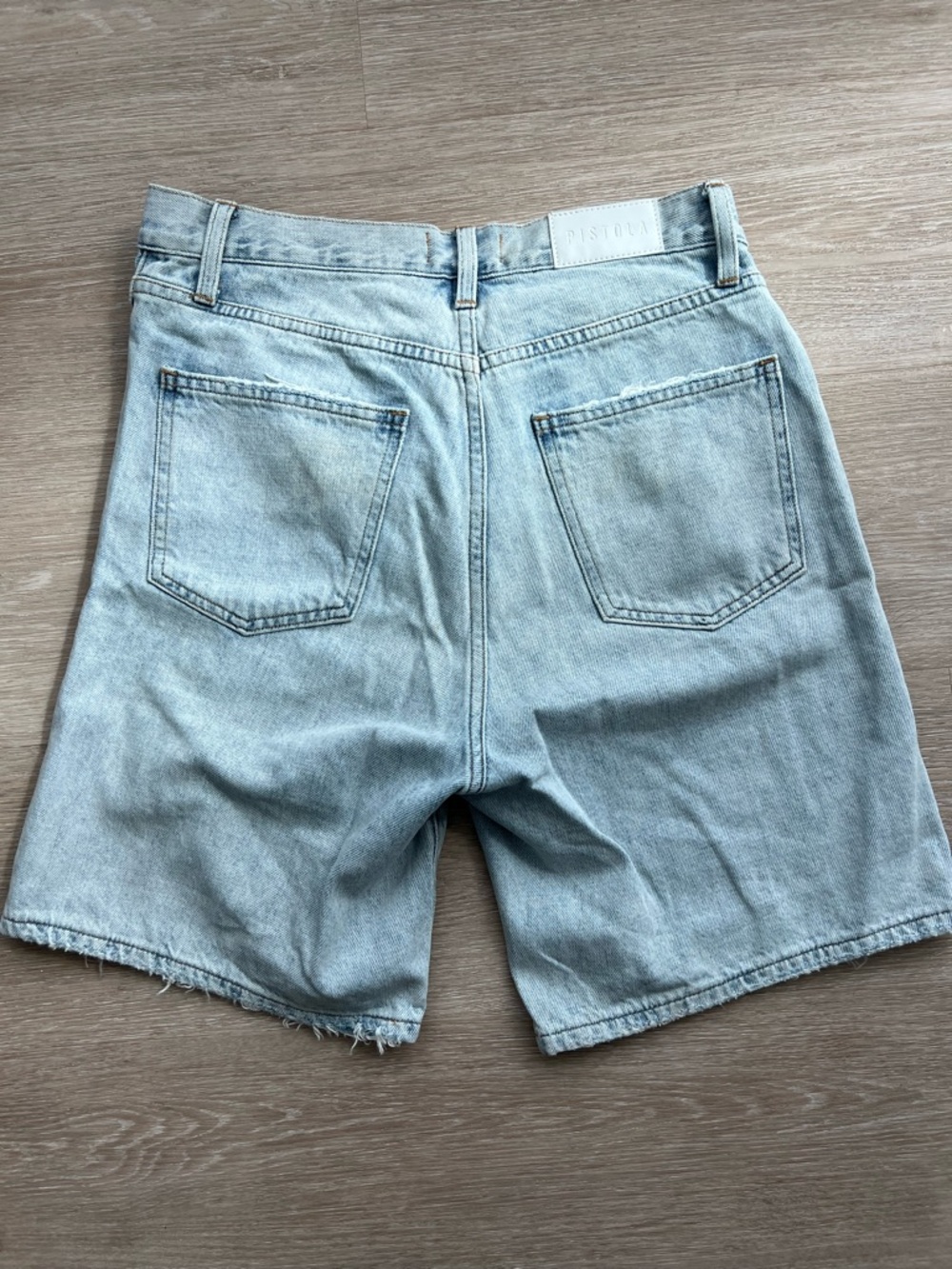 Pistola Light Wash Denim Shorts - Super Funky and Cute! - Picture 8 of 13